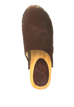 Load image into Gallery viewer, CEDRUS FINE SUEDE STUDDED CLOG MULES