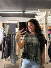 Load image into Gallery viewer, Olive Smocked Top and Pant