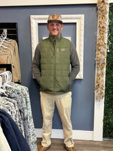 Load image into Gallery viewer, Mallard Green Puffer Vest