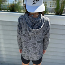 Load image into Gallery viewer, Youth Unisex Lightweight Performance Hoodie Kandahar Camo