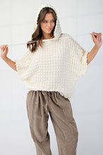 Load image into Gallery viewer, Ivory Puffy Hoodie