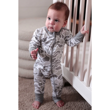 Load image into Gallery viewer, Burlebo White Camo Baby Zip Up