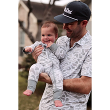 Load image into Gallery viewer, Burlebo White Camo Baby Zip Up