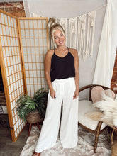 Load image into Gallery viewer, Wide Leg White Pants
