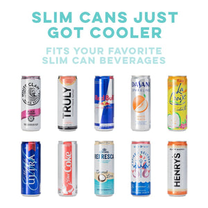 Swig Skinny Can Cooler - Aqua