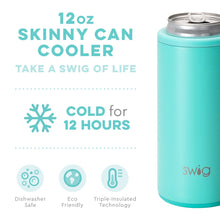 Load image into Gallery viewer, Swig Skinny Can Cooler - Aqua
