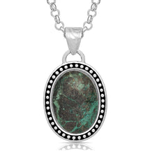 Load image into Gallery viewer, Turquoise Cameo Necklace