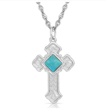 Load image into Gallery viewer, Prosperity in Faith Cross Necklace