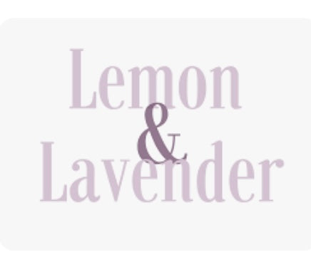 Lemon Lavender