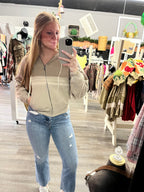 Mocha Zip-Up Jacket