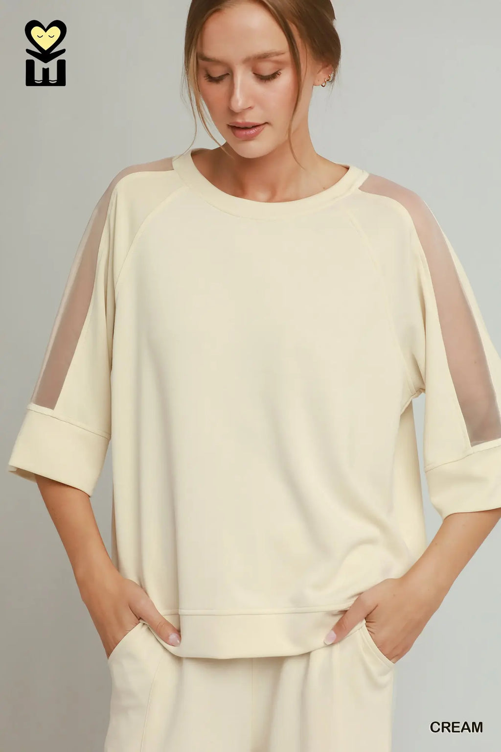 Cream Luxe Knit Pant Set