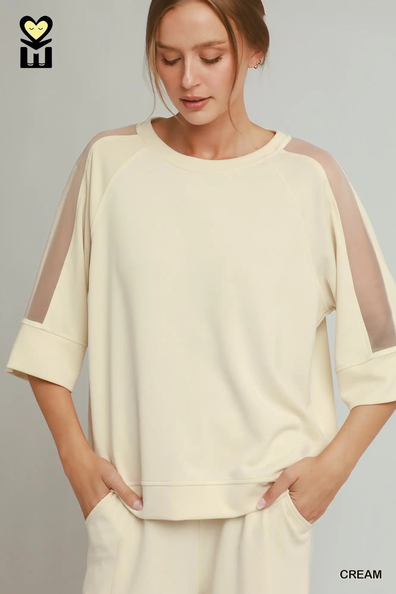 Cream Luxe Knit Pant Set