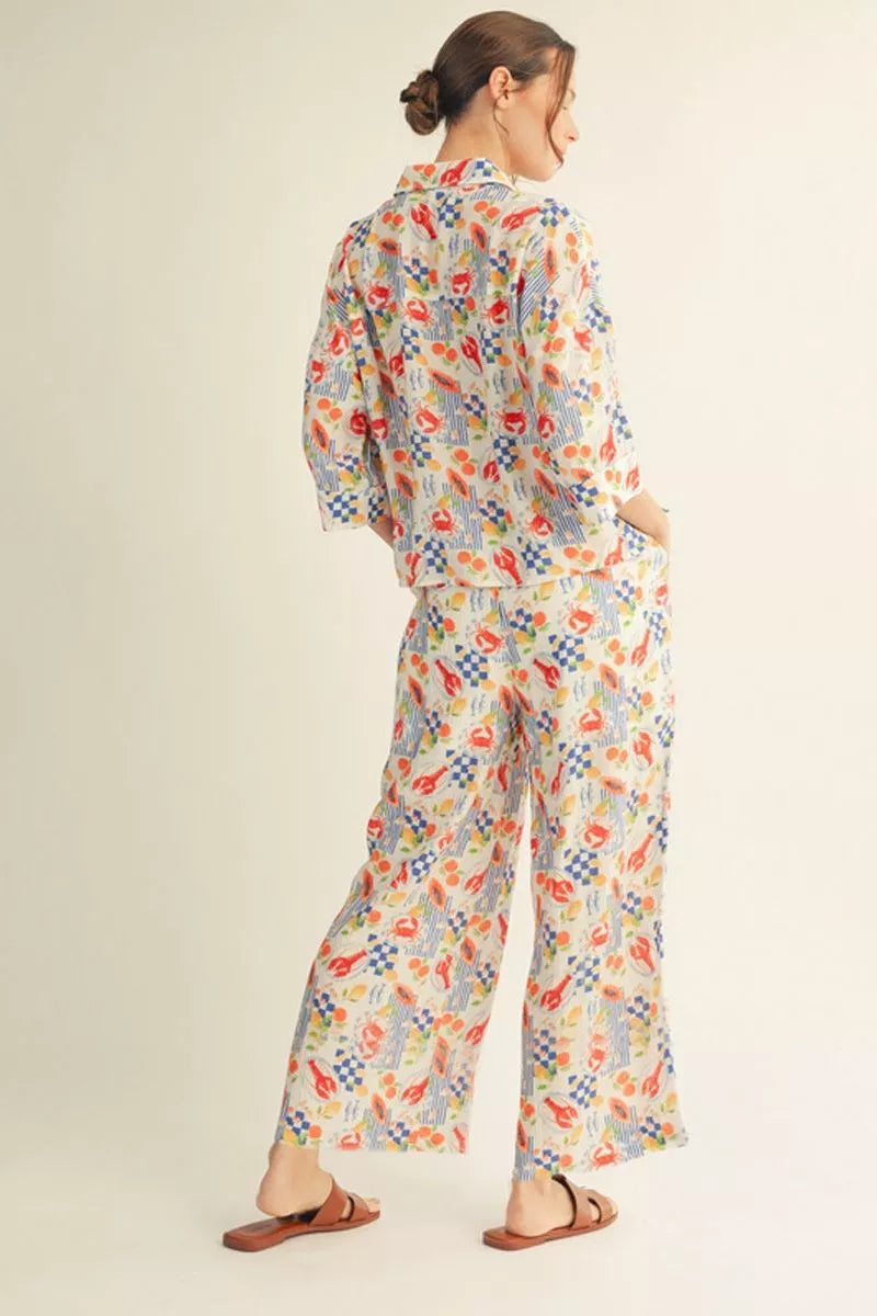 Lobster Print Set