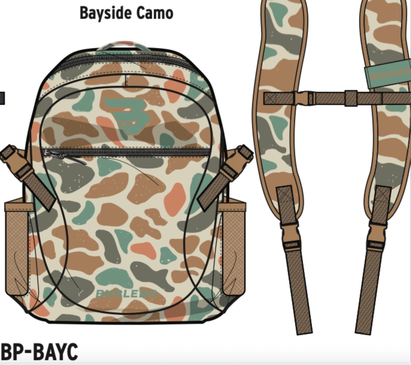 Bayside Camo Backpack