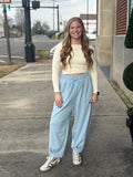 Powder Blue Joggers