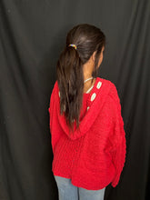 Load image into Gallery viewer, Cherry Red Sweatshirt
