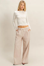 Load image into Gallery viewer, Off White Asymmetrical Fitted Top
