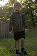 Youth Hooded Performance-Mossy Oak Bottomland