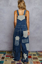 Indigo Patch Overalls