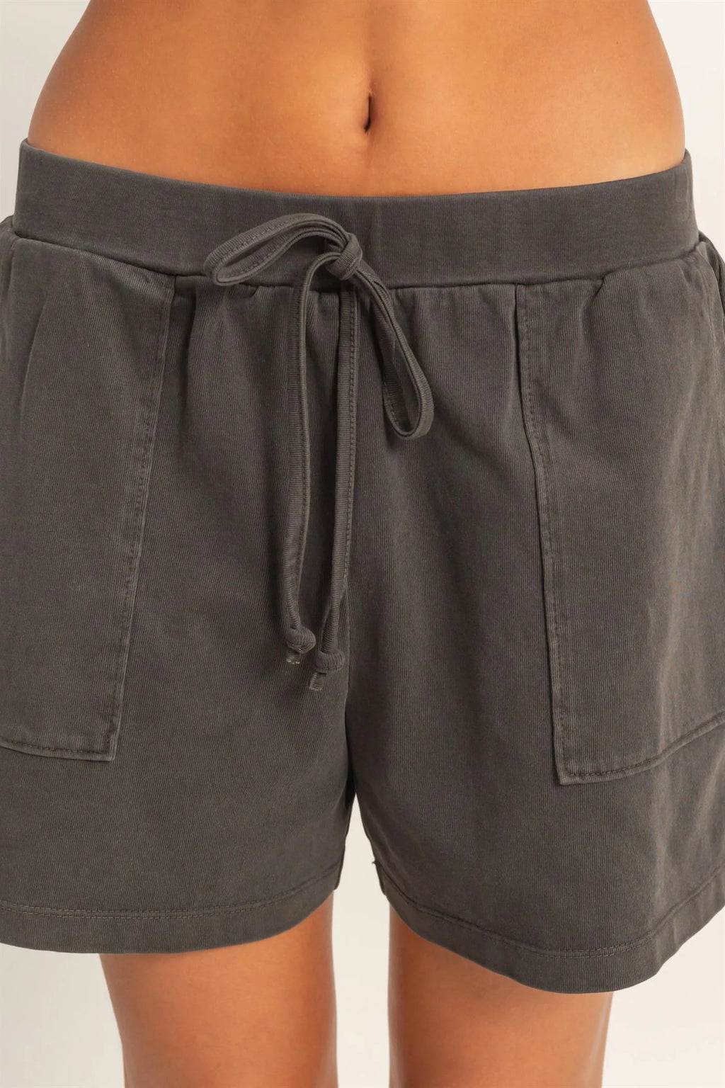 Solid Black Short Set