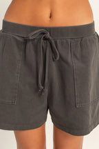 Solid Black Short Set