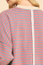 Load image into Gallery viewer, Vintage Red Stripe Sweatshirt
