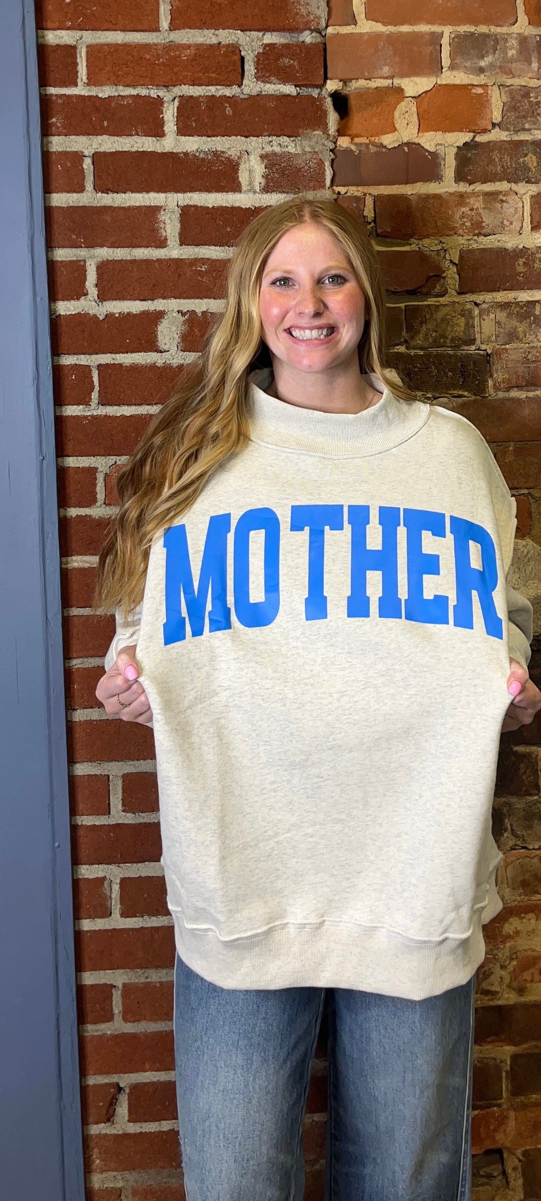 Mother/Cool Mom MockNeck Sweatshirt