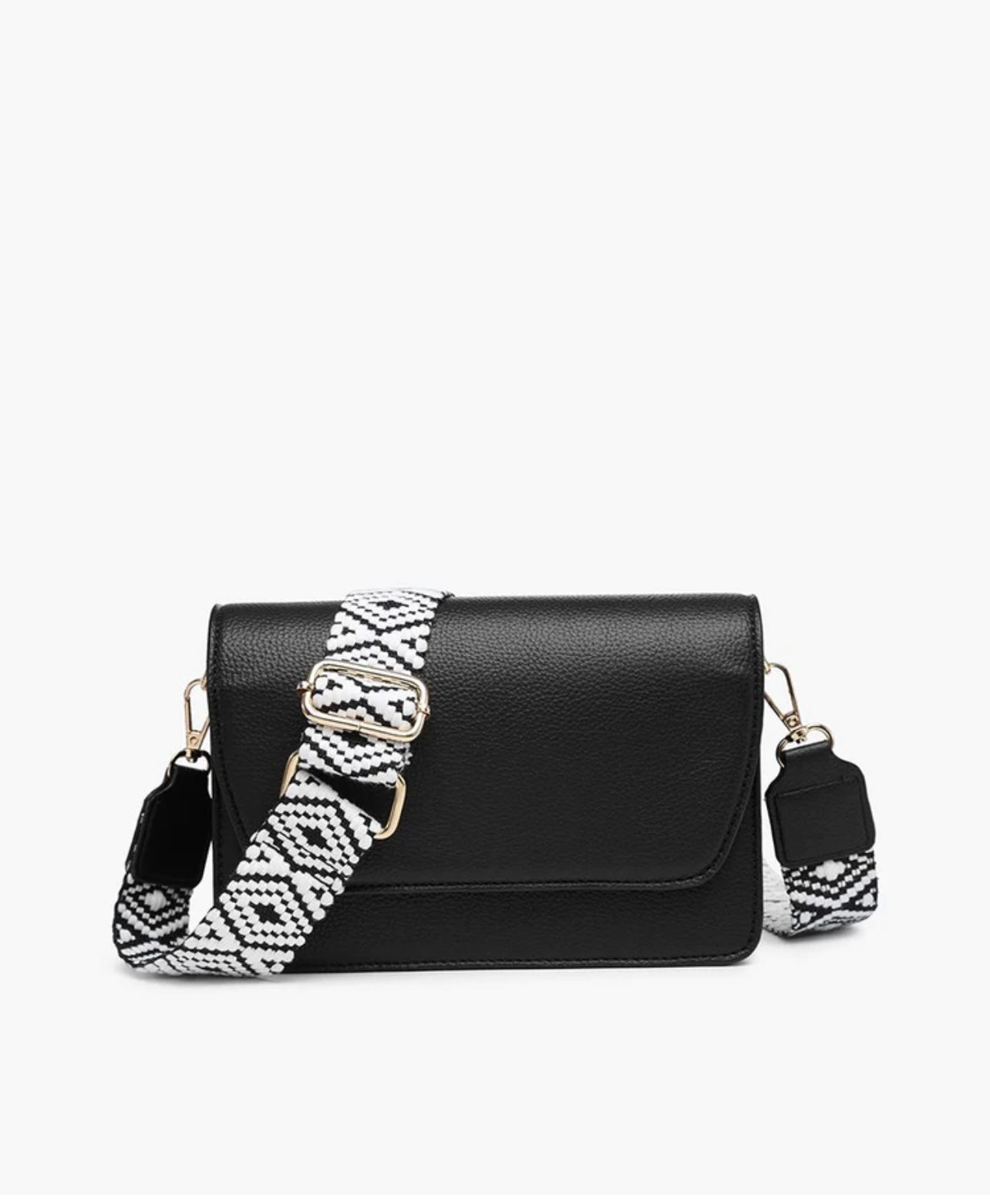 Noah Guitar Strap Crossbody Blk