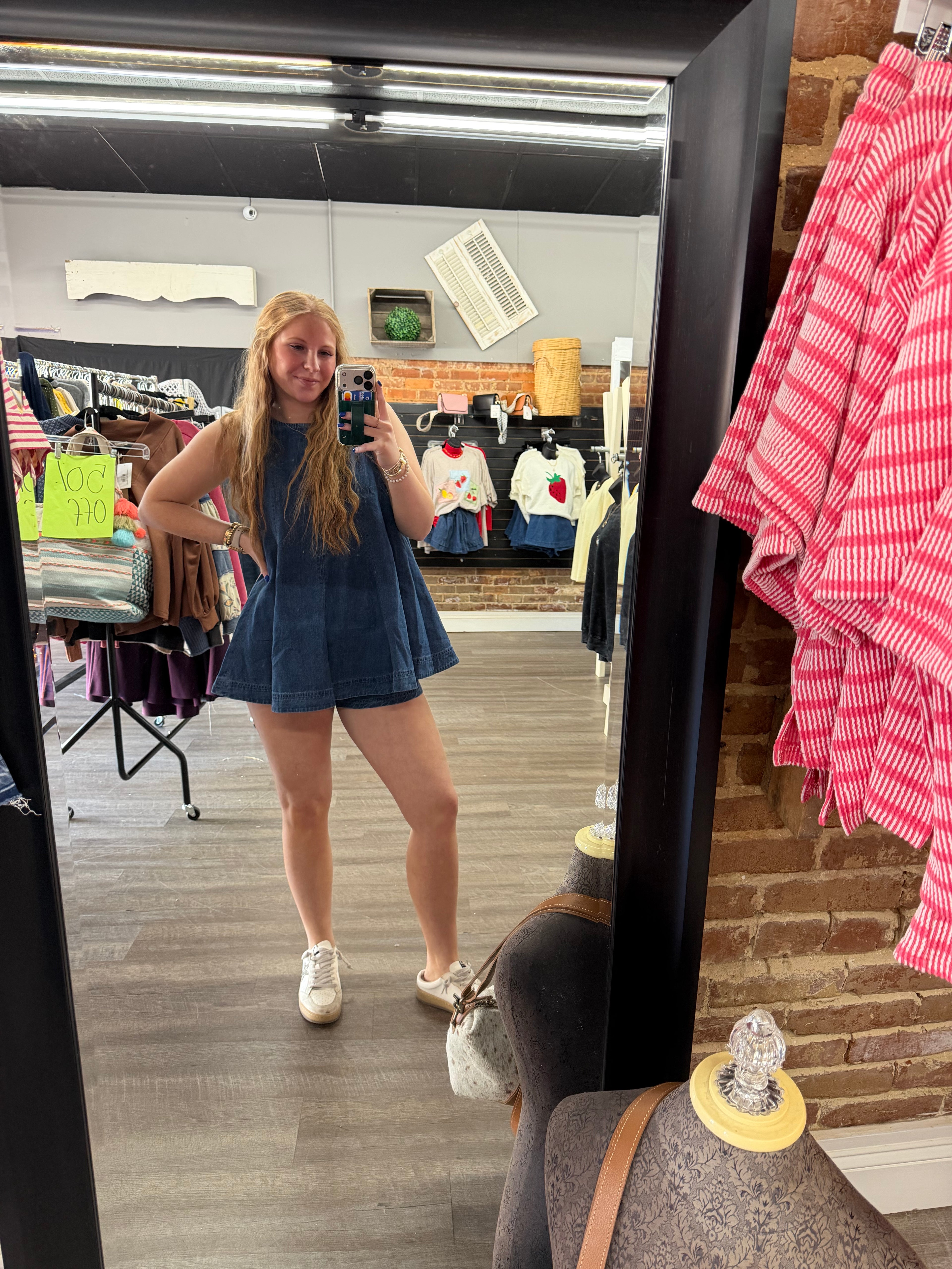 Dark Denim Sleeveless Set