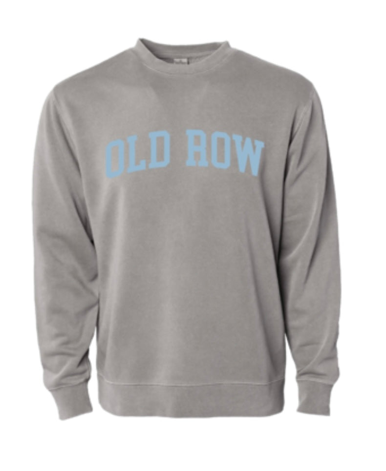 Grey Pigment Dyed Crewneck