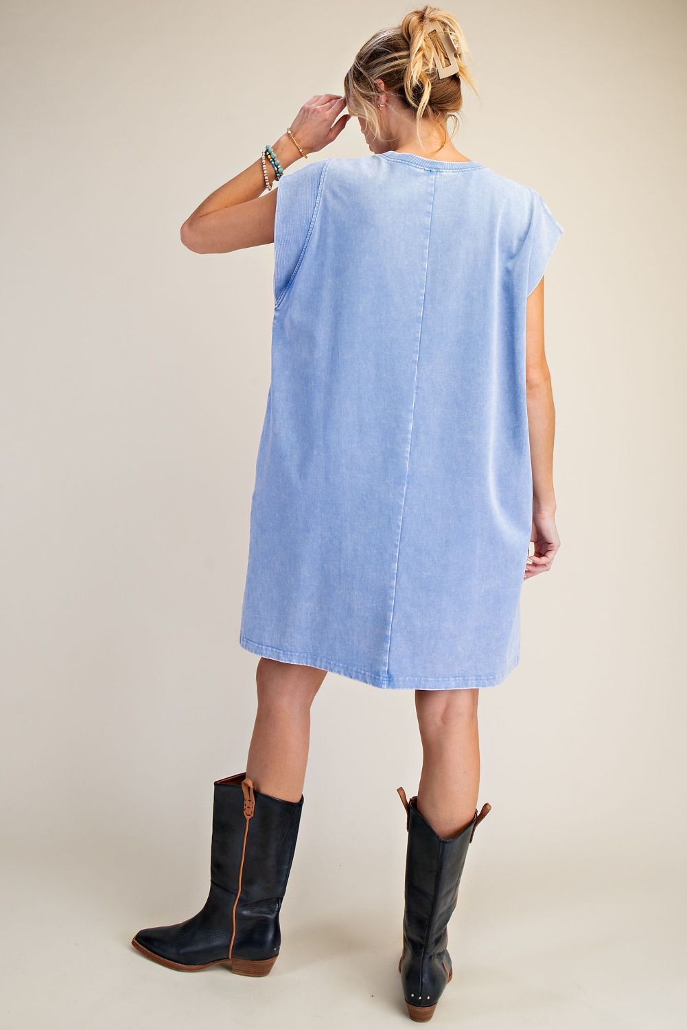Peri Blue Love Patch Dress