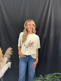 Oatmeal Western Tee