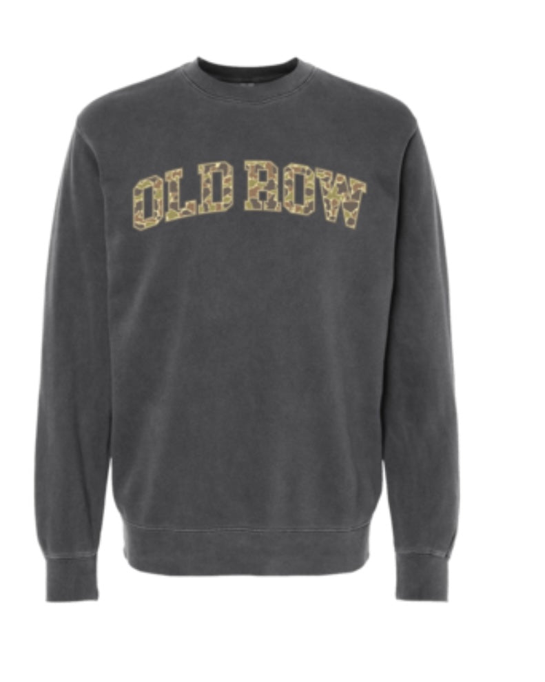 Black Camo Crewneck