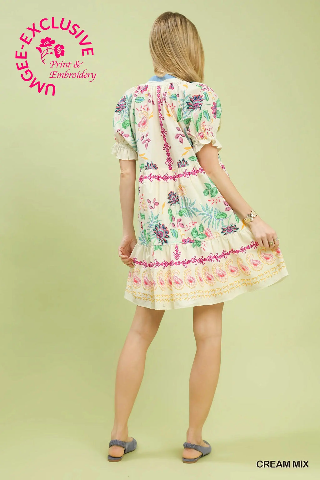 Bright Bloom Floral Dress