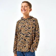 Load image into Gallery viewer, Youth Thermal Hoodie-Gauge Camo
