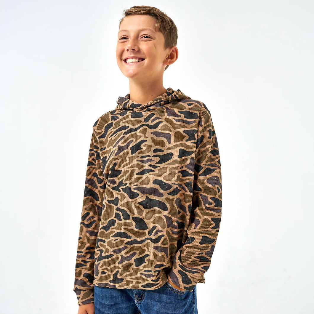 Youth Thermal Hoodie-Gauge Camo