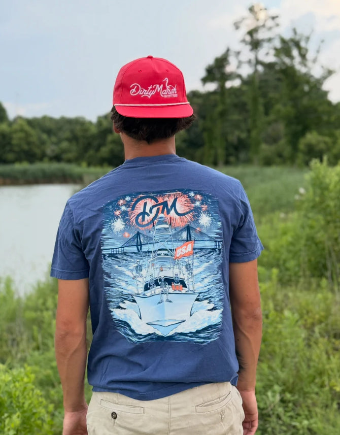 Yacht Shenanigans Tee-China Blue