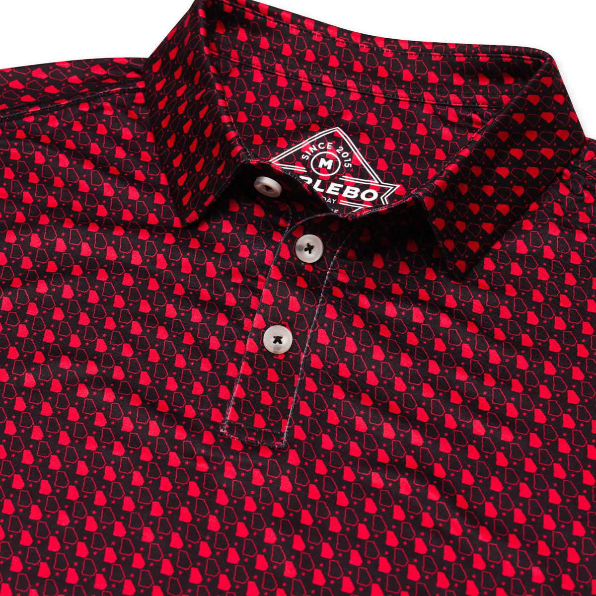 Burlebo Performance Polo Red & Black