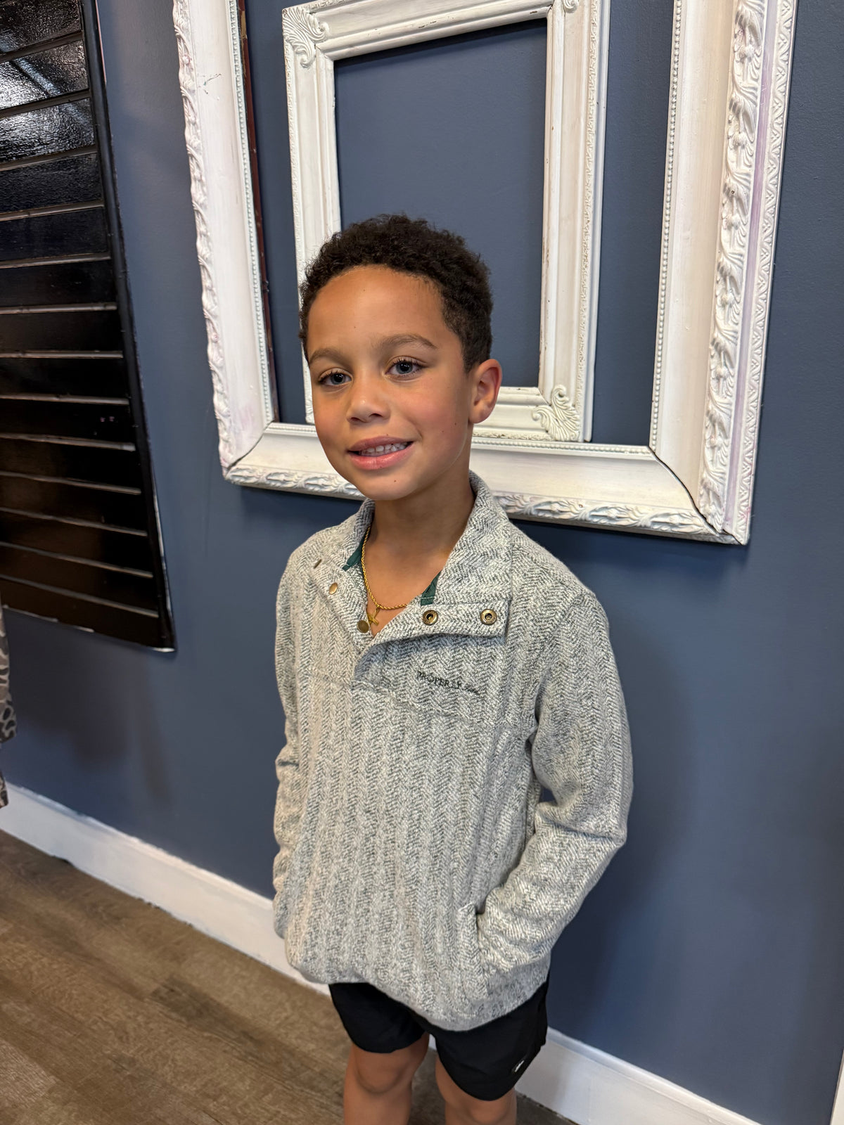 Boys Upland Pullover Pine