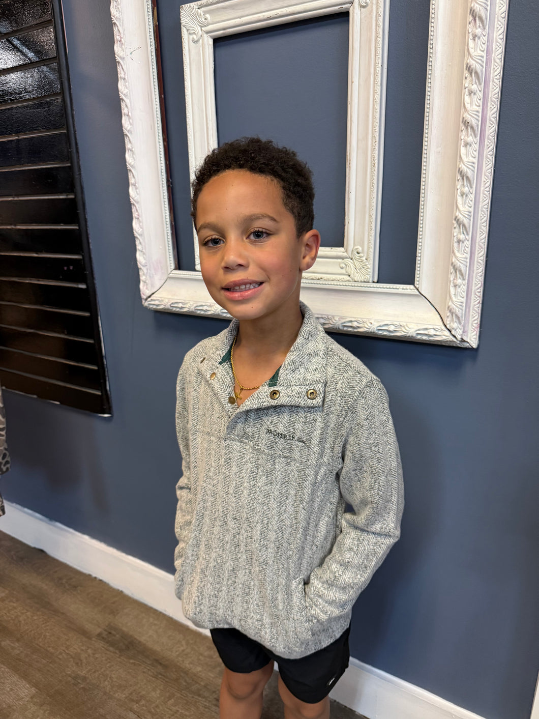 Boys Upland Pullover Pine