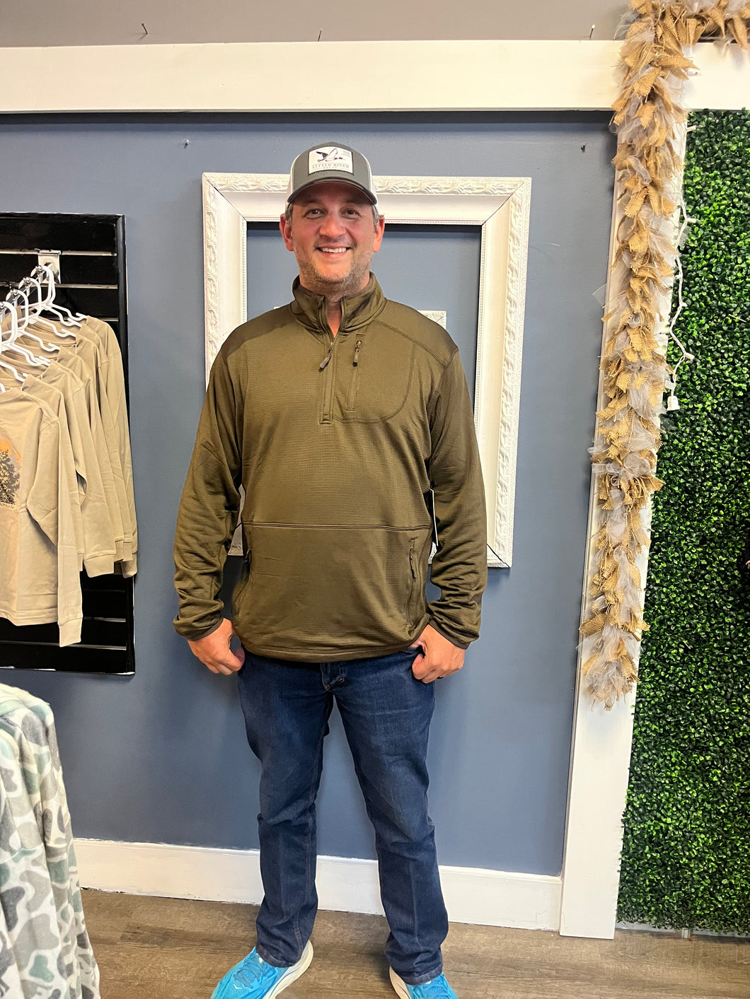 Riverbed-1/4 Zip Fleece