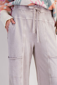 Lt.Khaki Mineral Washed Pant