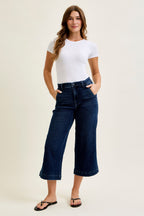 JB Dark Ankle Wide Trouser
