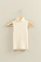 Cream Sleeveless Top