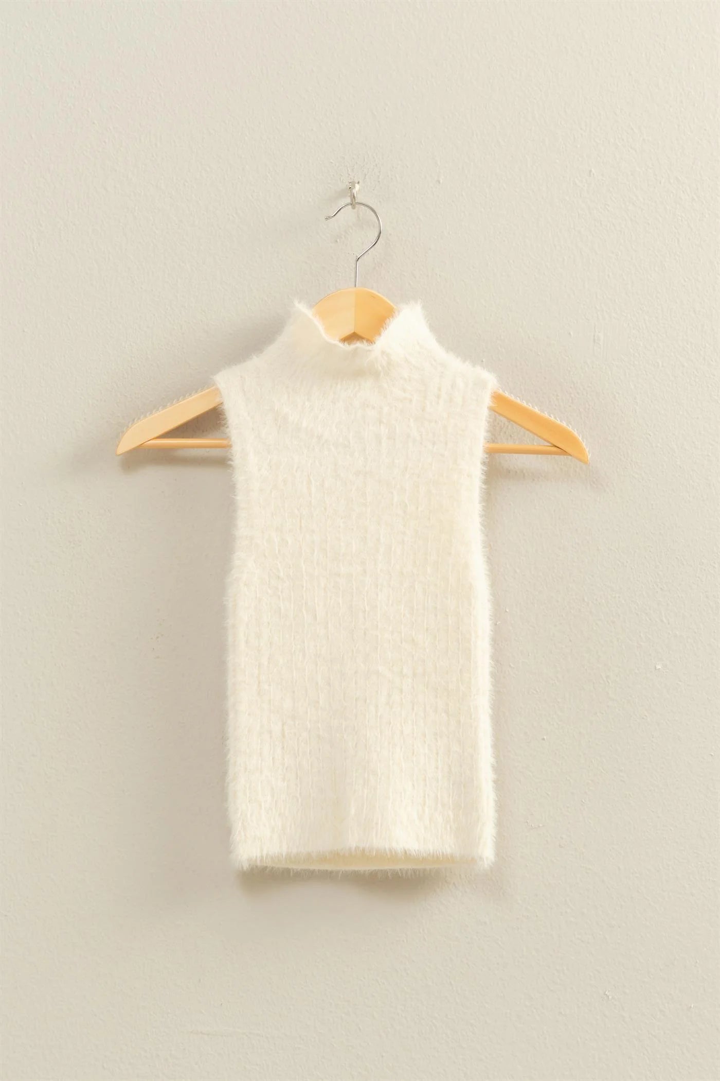 Cream Sleeveless Top