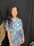 Denim Belted Shorts