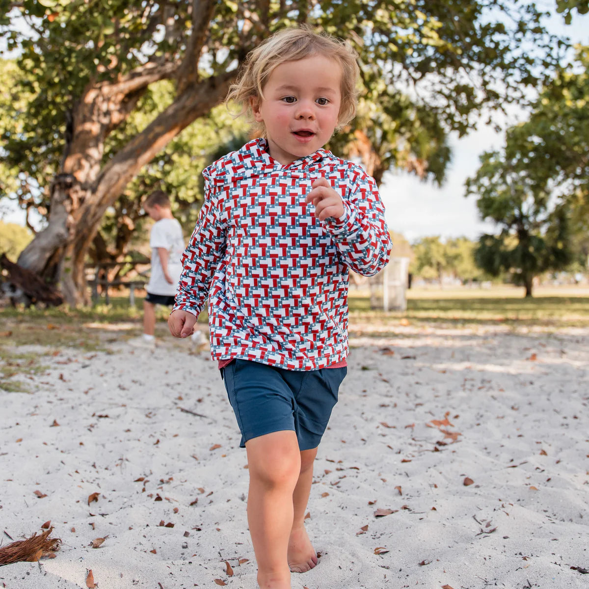 Youth Athletic Short-Heather Navy