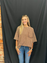 Load image into Gallery viewer, Brown Pocket Tee
