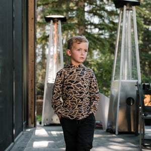 Youth Thermal Hoodie-Gauge Camo