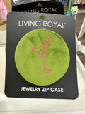 Martini Jewelry Zip Case